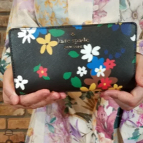 Kate Spade Staci Medium Satchel and Floral Wallet SET - NWT